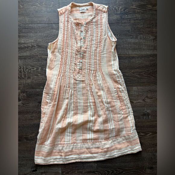 Faherty XXS 100% Organic Cotton Isha Beach Dress - Picture 2 of 7